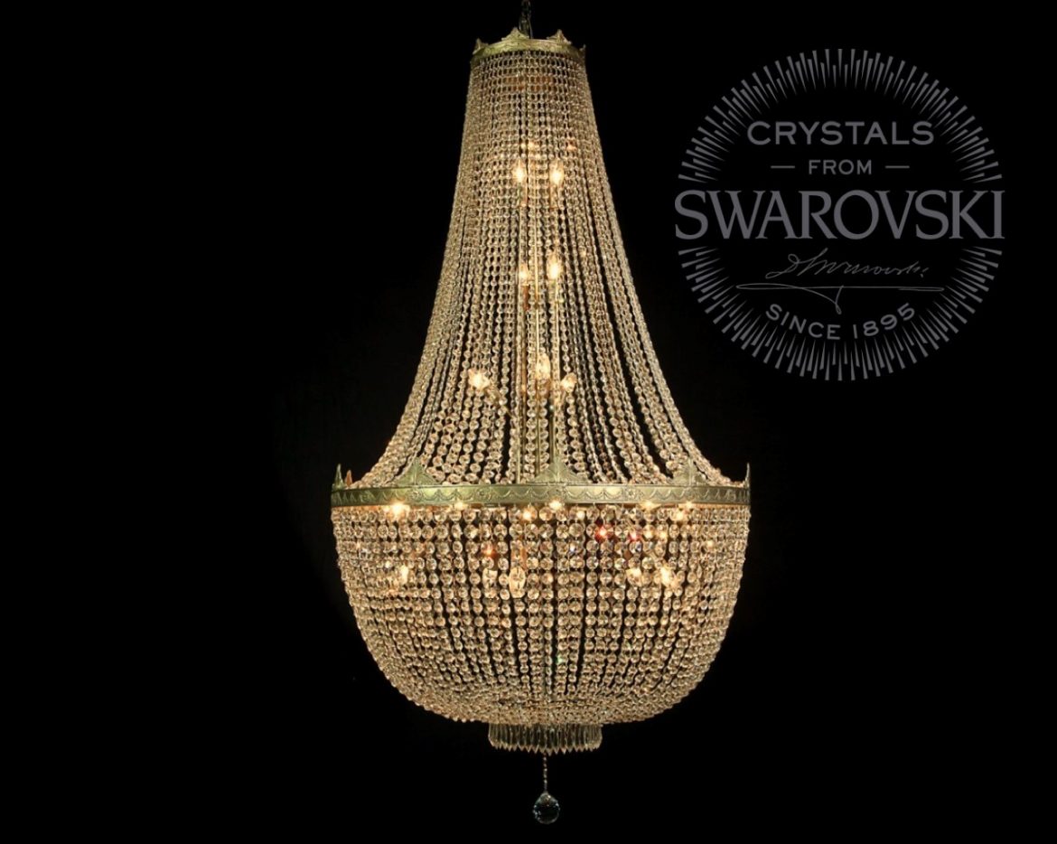 Empire-lysekrone Type-3 Swarovski
