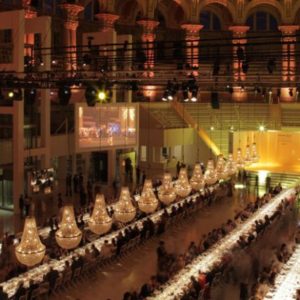 Chandelier Hire for Fashion event