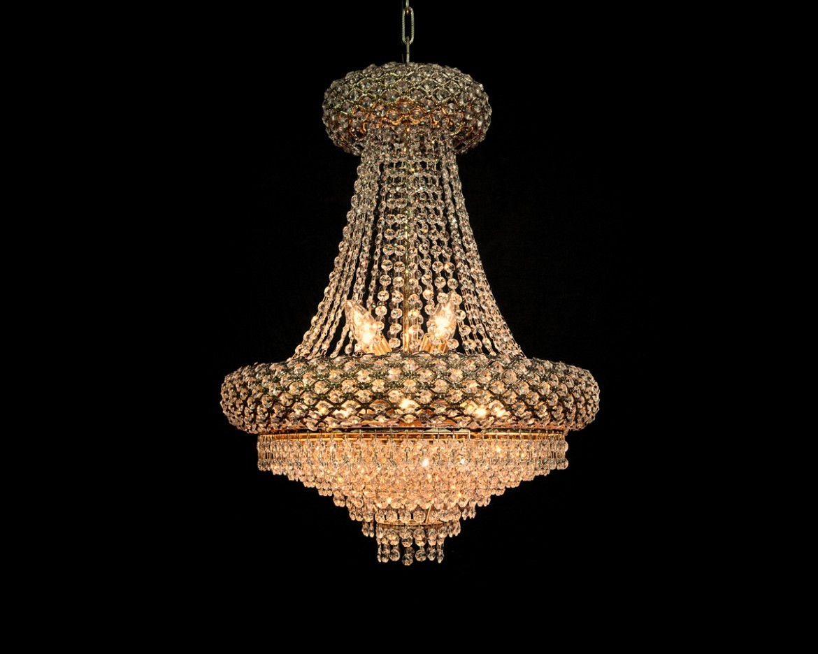 Empire-lysekrone Type-1 Guld