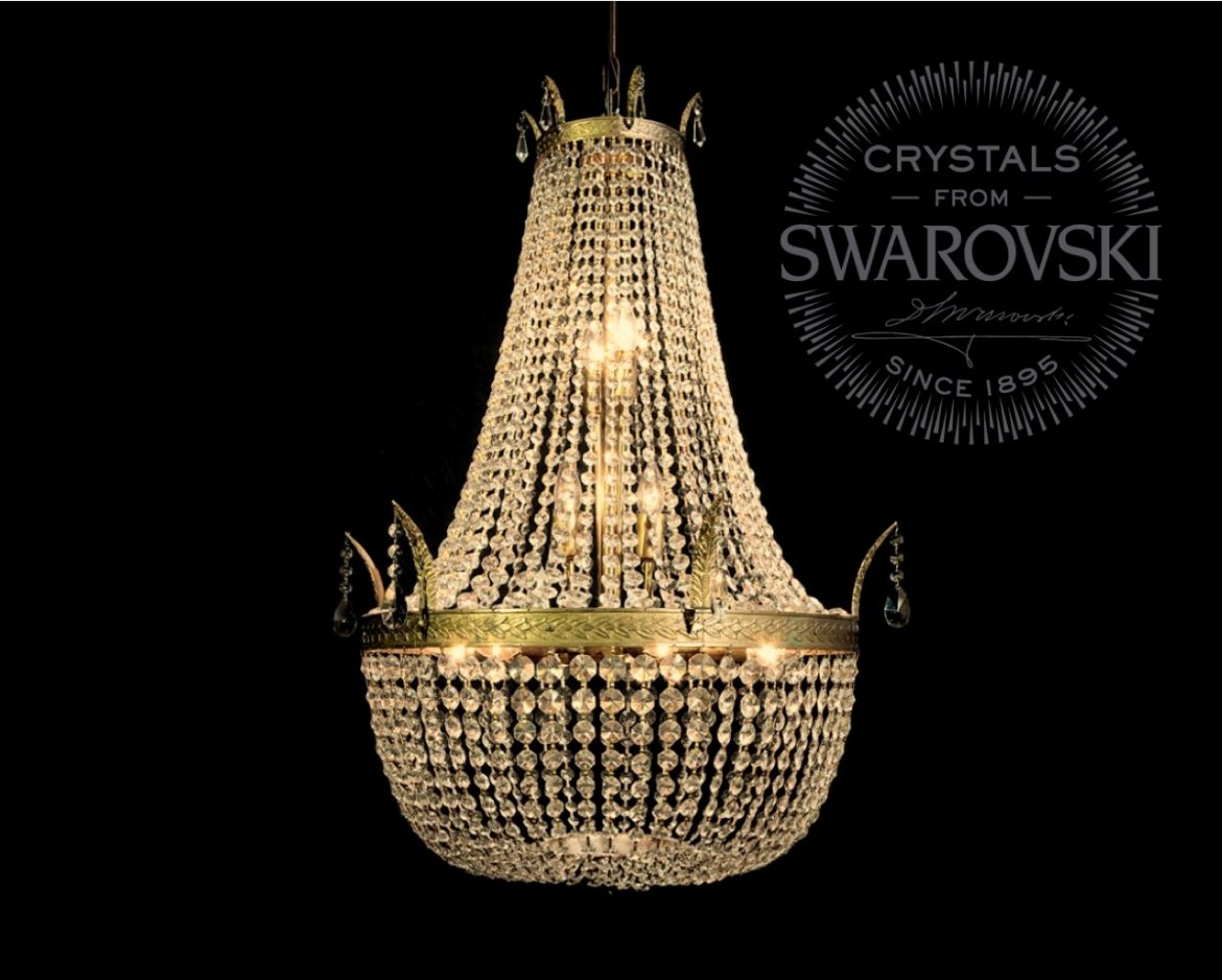 Empire-lysekrone Type-1B Swarovski