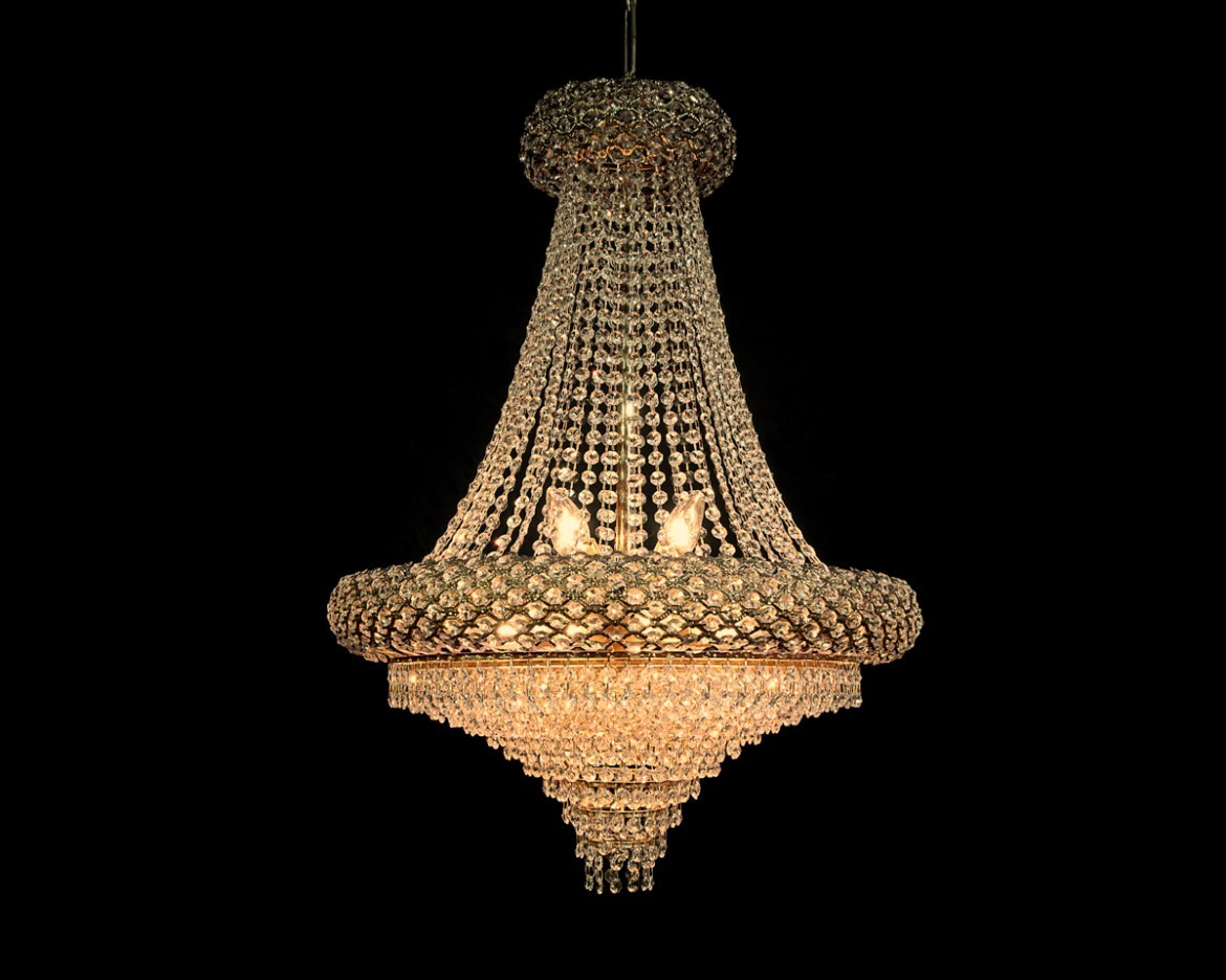 Empire-lysekrone Type-1A Guld
