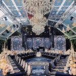 Chandelier rental in Italy