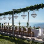 private dinner with chandeliers for rent