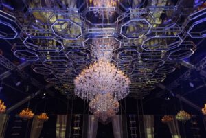 corporate events chandelier