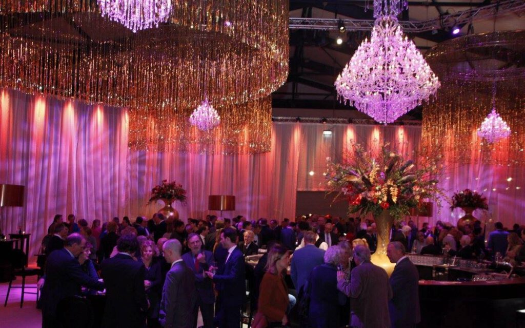 chandelier rental christmas party